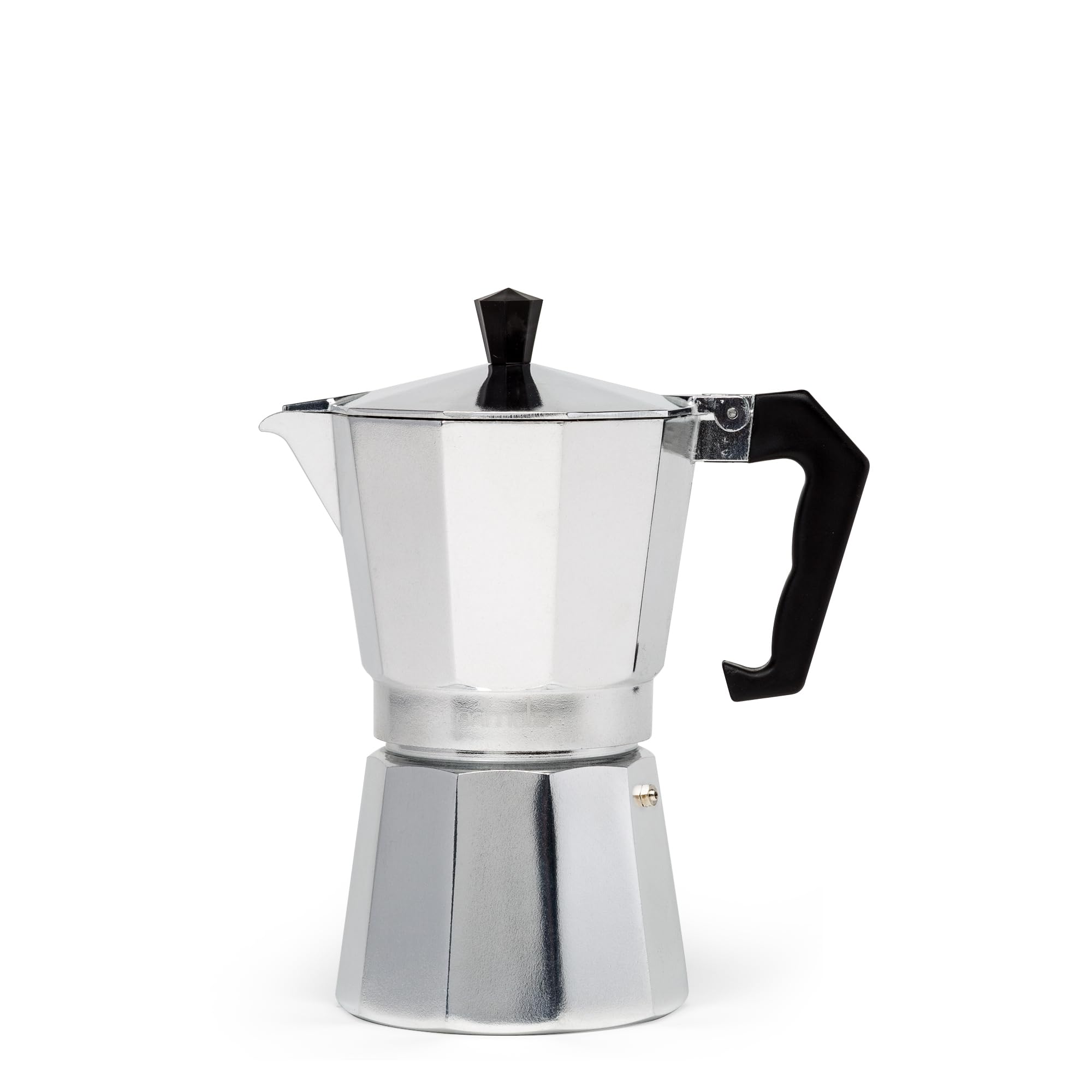 Primaria Classic Stovetop Espresso Maker - 6 Cup Italian Moka Pot for Authentic Cuban & Italian Coffee - Stainless Steel Stove Top Coffee Brewer for Home & Office Use