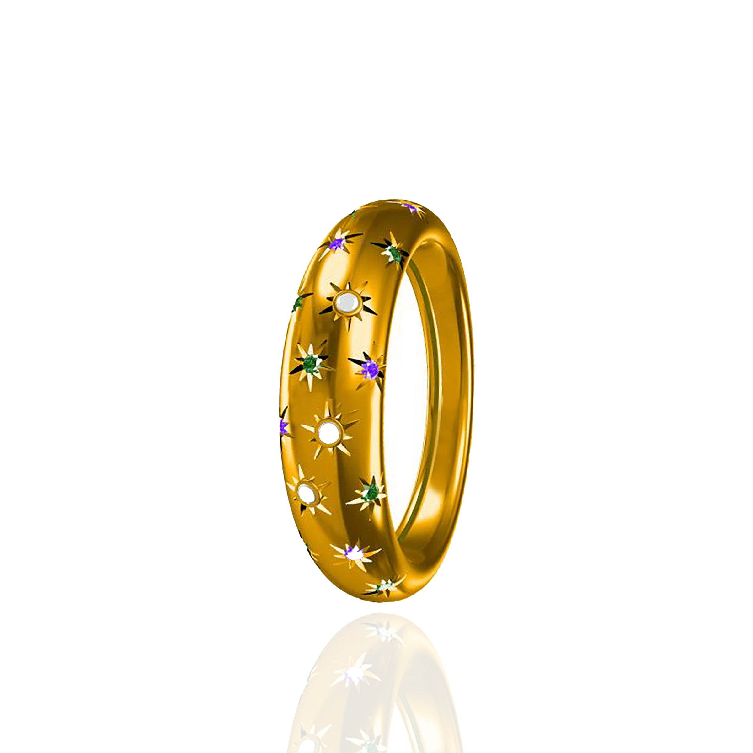 Stellar Bliss: Personalized Birthstone Breast Milk Ring for Moms – Perfect for Mother's Day, Baby Showers & Keepsake Jewelry