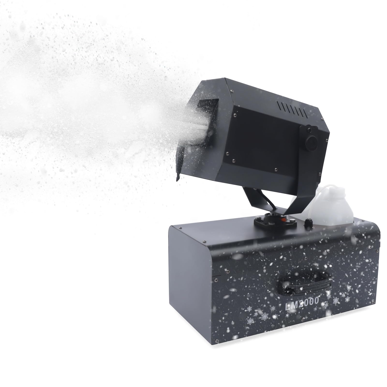 2000W Professional Snow Machine with Remote Control - Indoor/Outdoor Artificial Snow Maker for Weddings, Christmas, Parties & Stage Effects | Perfect for Holiday Decorations & Winter Events