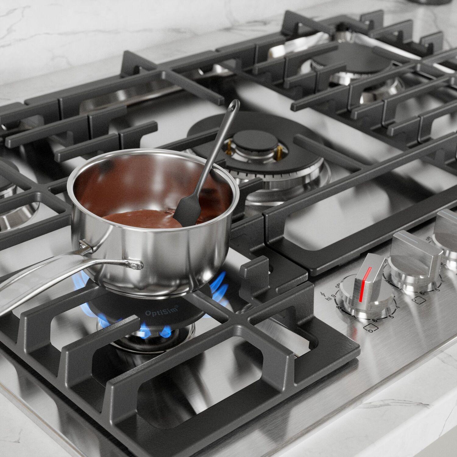 Bosch NGM8059UC 800 Series 30-Inch Stainless Steel Gas Cooktop - Professional Grade for Modern Kitchens, Perfect for Home Chefs & Entertaining