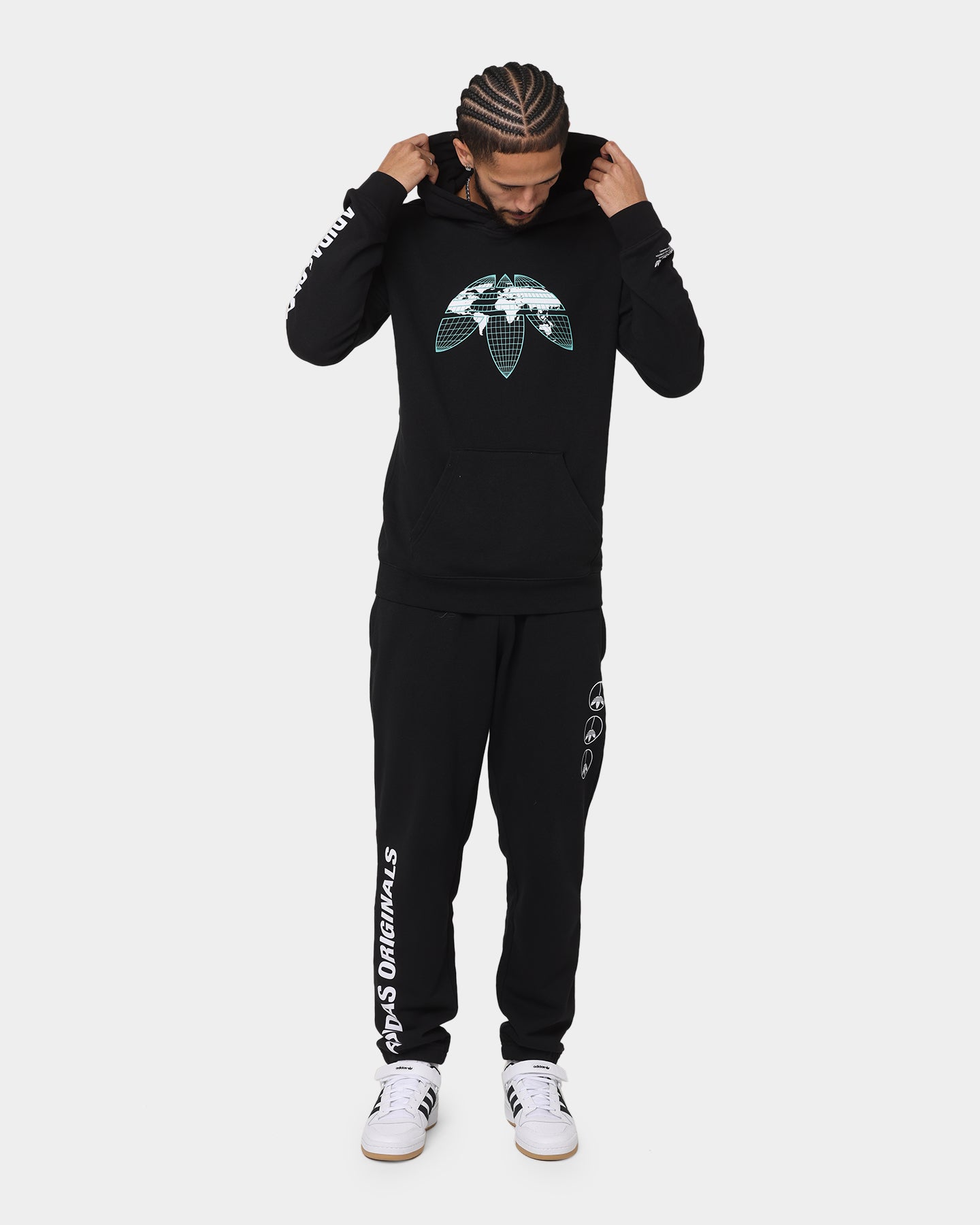 Adidas Graphics United Sweatpants for Men - Black Athletic Joggers for Running, Gym & Casual Wear