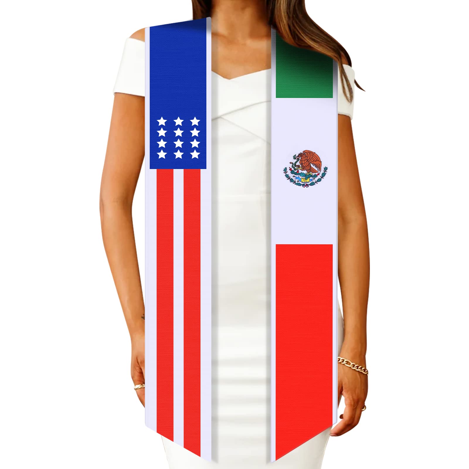 Jasaino Class of 2023 Mexican Graduation Sash - Authentic Serape Stole for High School & College Graduation Ceremonies - Perfect for Hispanic Heritage Celebrations & Cultural Events
