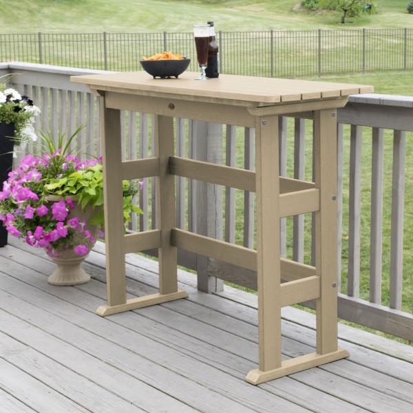 Lehigh Bar Height Balcony Table - Outdoor Bistro Table for Small Spaces, Patio, Deck & Balcony - Perfect for Coffee, Drinks & Dining Al Fresco
