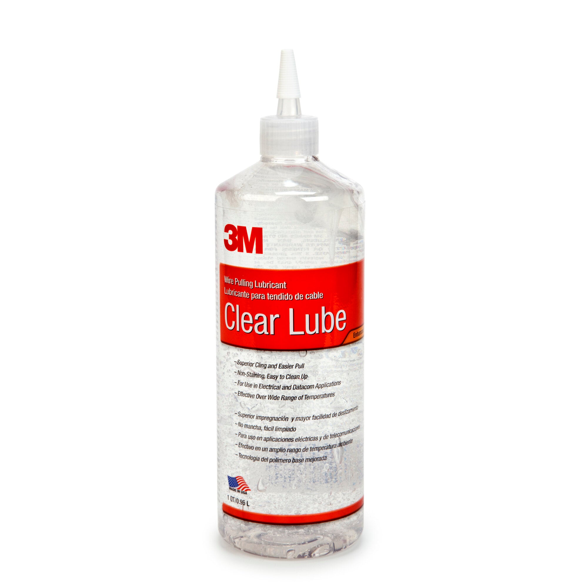 3M Clear Wire Pulling Lubricant WLC QT - 12 Pack of Drums for Electrical Wiring Installation | Ideal for Conduit, Cable Pulling & Professional Electricians