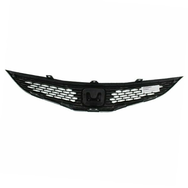 09-14 Honda Fit Front Bumper Grille Replacement - Textured Black ABS Plastic (Excludes EV/Sport Models) | Perfect for Car Upgrades & Off-Road Protection