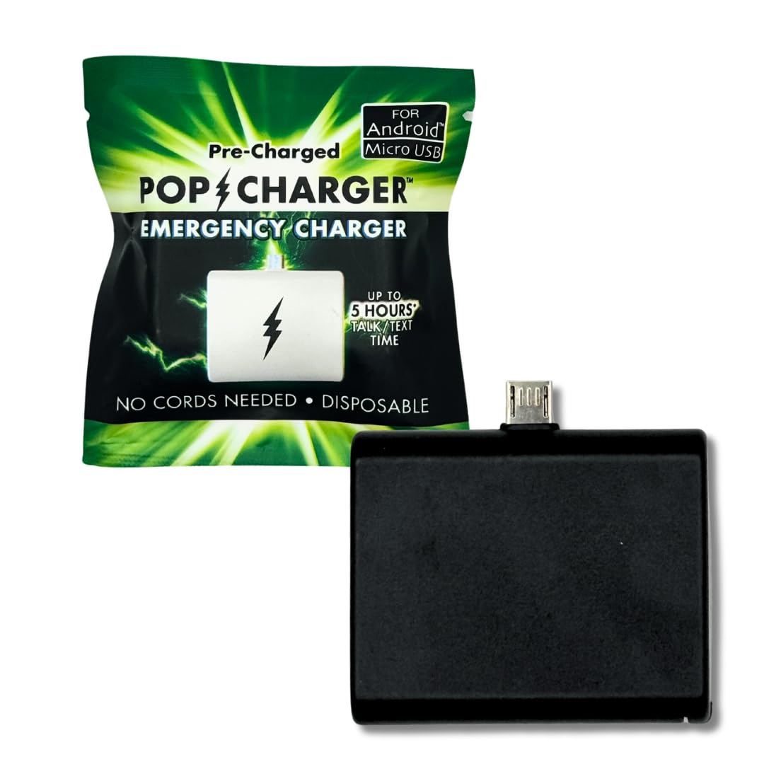 Portable Emergency Charger for Android Phones - Fast Charging Power Bank for Travel, Camping & Outdoor Activities