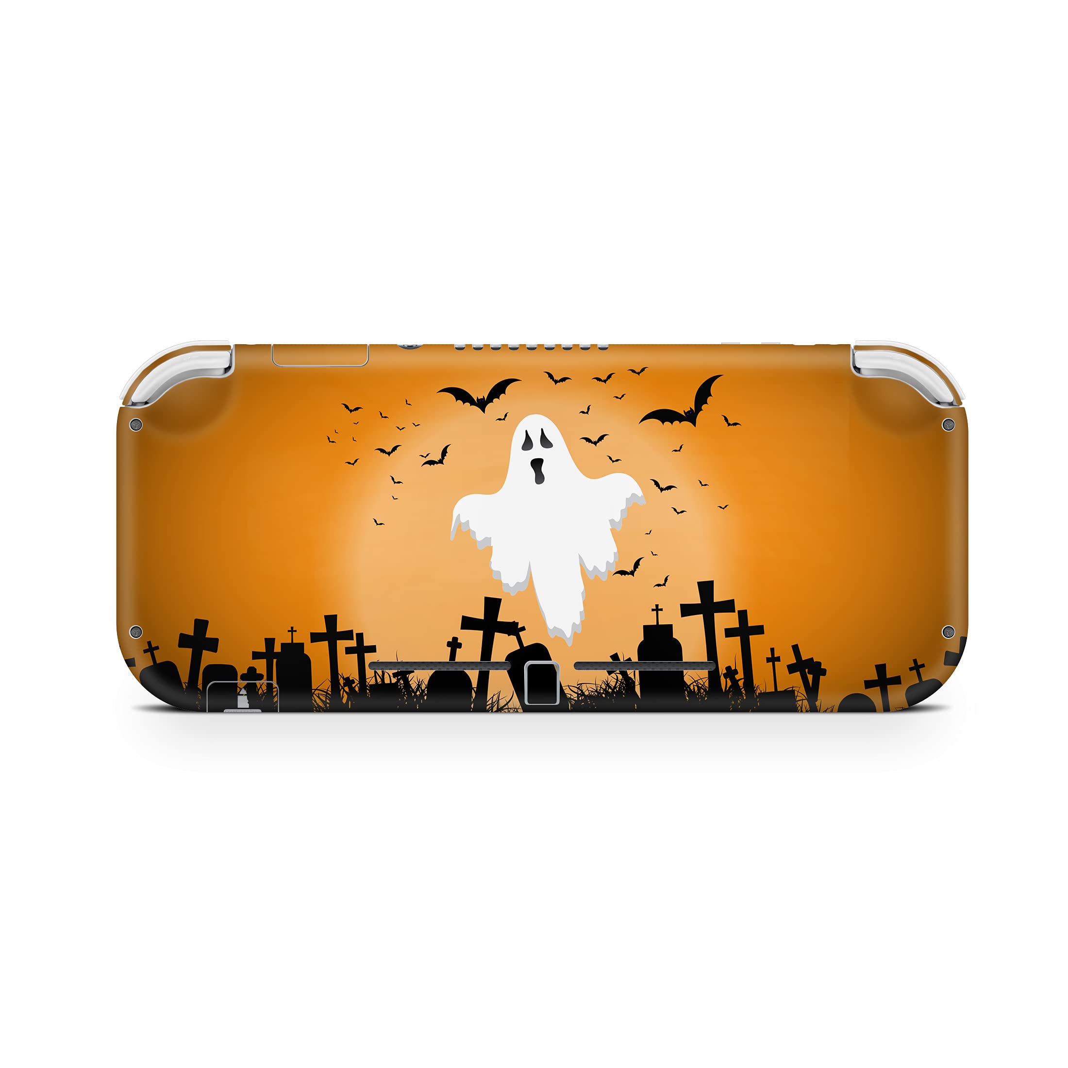 Halloween Ghost Skin Wrap for Nintendo Switch Lite - Premium 3M Vinyl Full Cover Decal, Compatible with Nintendo Switch Lite - Perfect for Halloween Gaming, Themed Parties, and Spooky Decorations