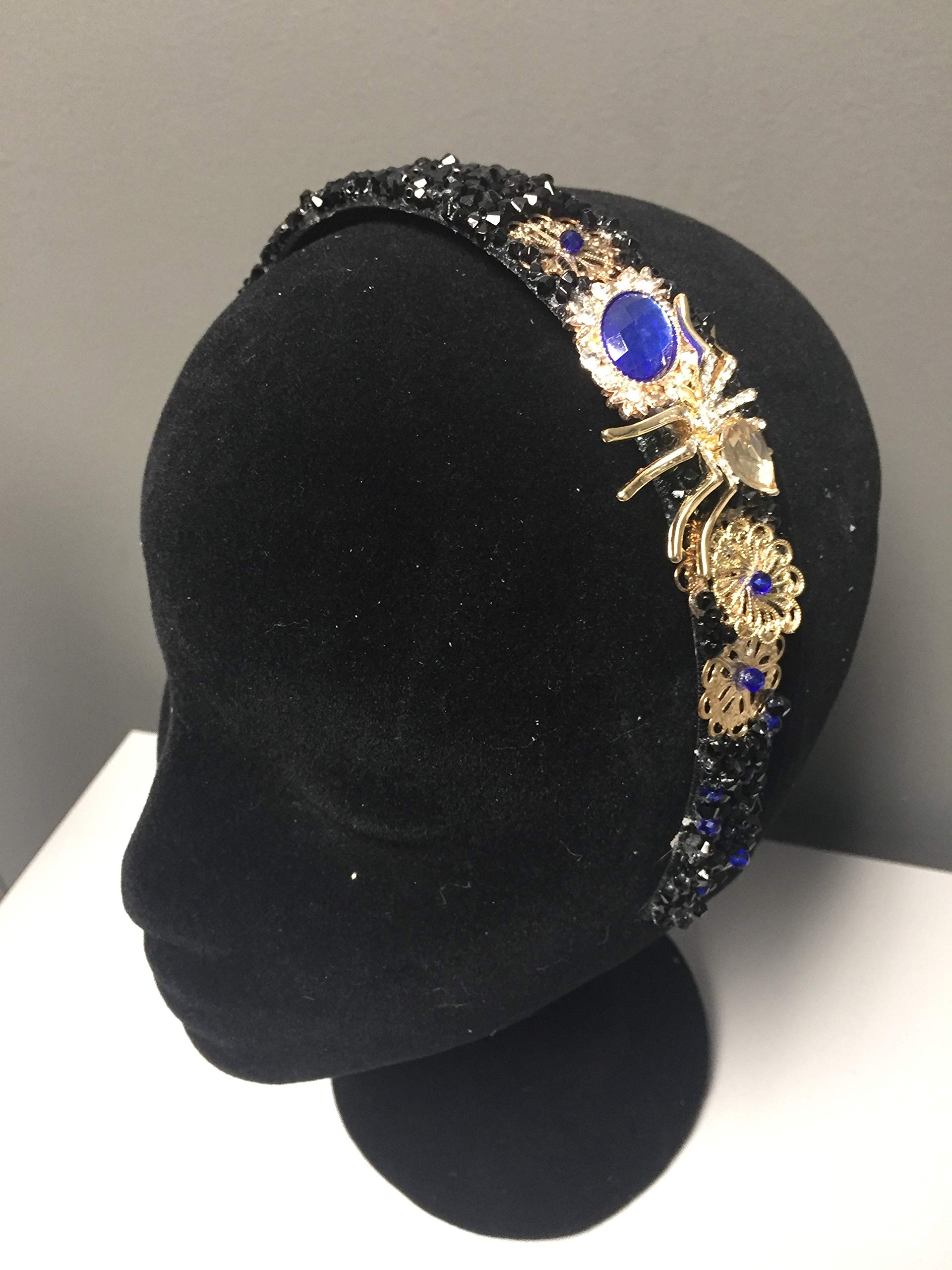 Blue and Gold Spider Decor - Elegant Halloween & Home Decor for Parties, Weddings, and Themed Events