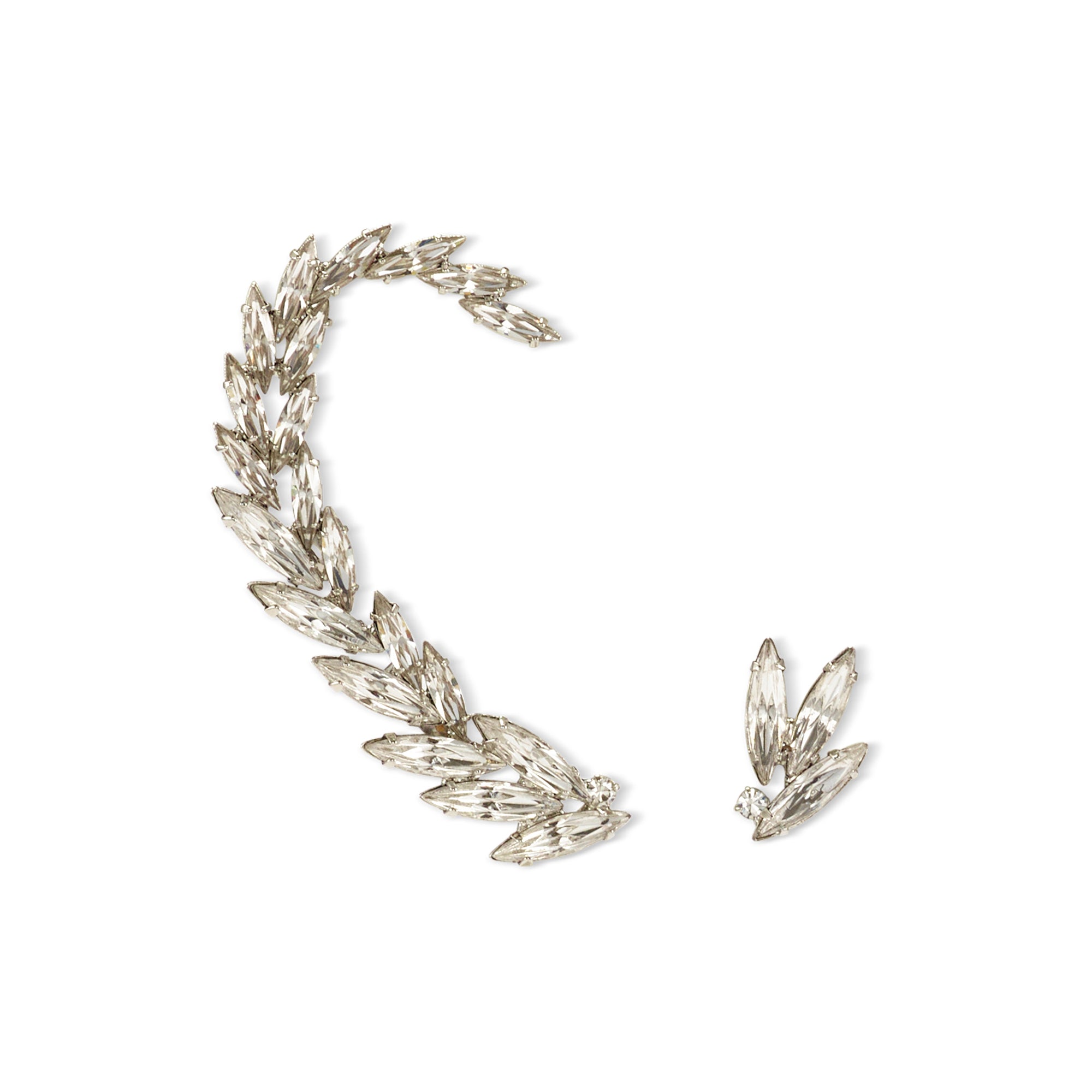 Cruz Crystal Ear Cuff Set - Elegant Non-Piercing Earrings for Women, Trendy Boho Jewelry Gift for Her | Perfect for Parties, Weddings & Everyday Wear