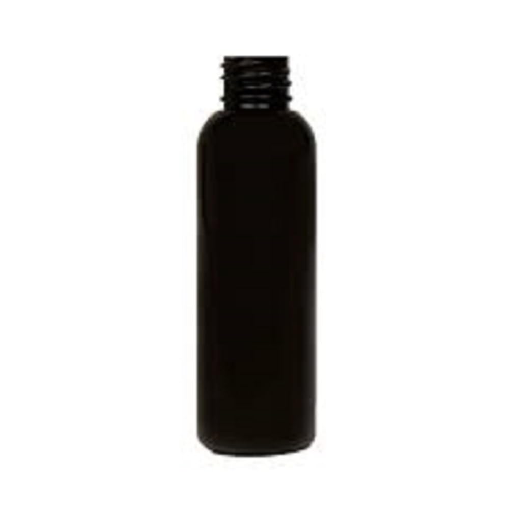 MAPPERZ Empty Cylindrical Bottle with Applicator Brush - 1 oz Bottle for Hair Oil, Shampoo, Medicine & Dye - Perfect for Root Touch-Ups & Hair Treatments (Black, Pack of 1) - Ideal for Salon Professionals & At-Home Hair Care