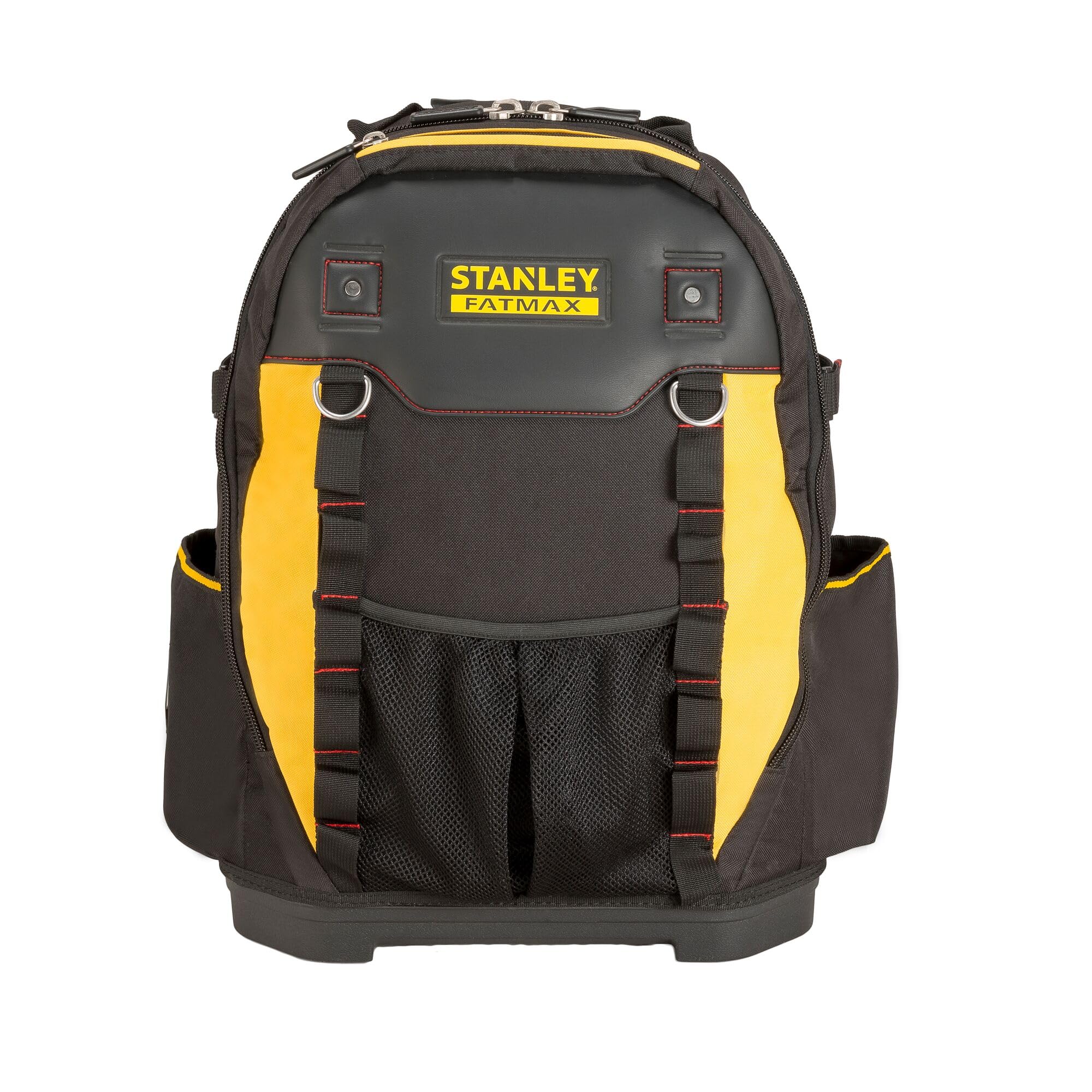 Stanley Heavy Duty Tool Backpack - Large Black Work Backpack for Construction, Tools & Equipment - Durable Storage for Job Sites, Camping & Outdoor Adventures