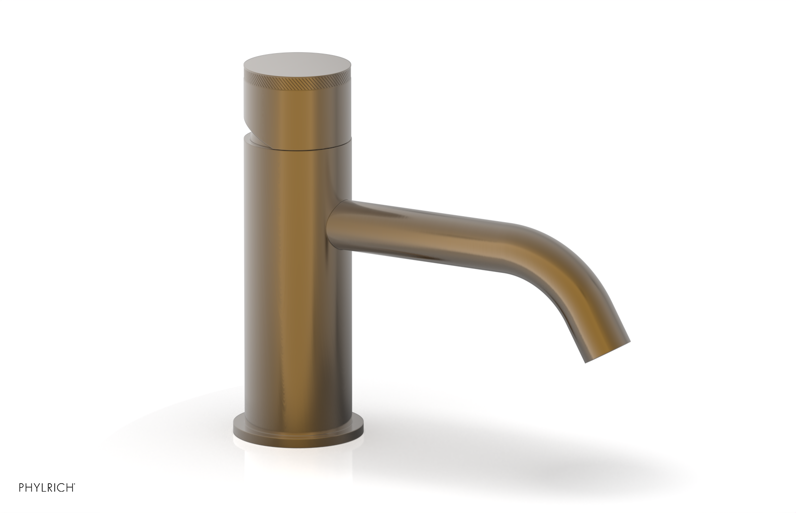 BASIC II 6 Single Hole Bathroom Faucet with Knurled Handle - Chrome Finish for Modern Sink Vanity (Perfect for Home, Hotel & Restaurant Renovation)