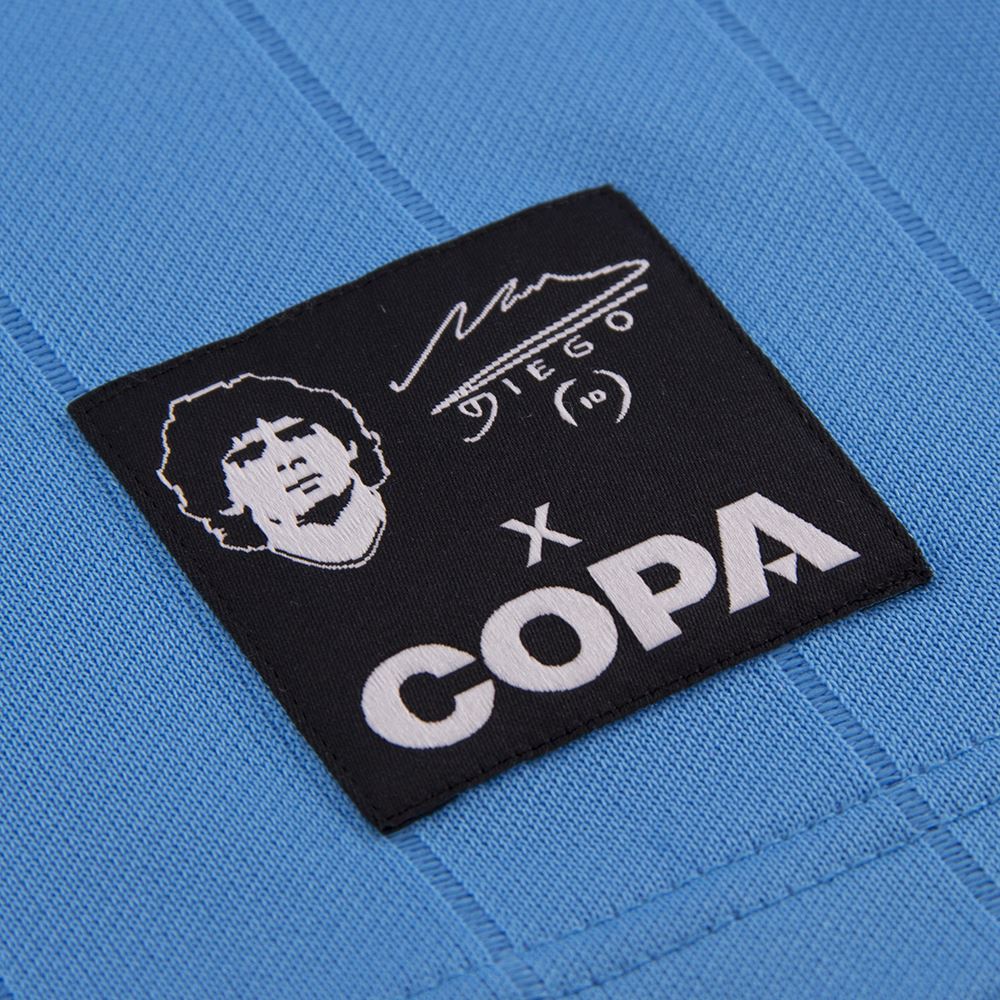 Vintage COPA Football Maradona X COPA Napoli 1986-87 Retro Soccer Jersey - Perfect for Fans, Collectors & Match Day Outfits