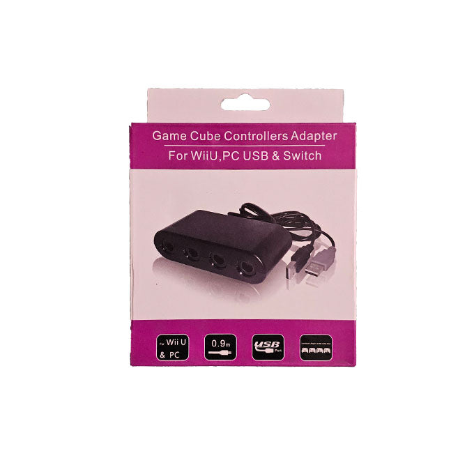 GameCube Controller Adapter for Nintendo Switch - Play Classic Games with Original Controllers - Perfect for Super Smash Bros, Mario Kart & More
