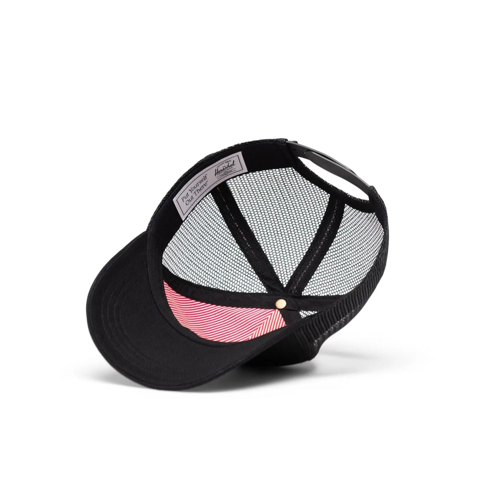 Herschel Black Whaler Cotton Cap for Kids 2-4 Years - Stylish Sun Protection for Outdoor Play and Summer Adventures