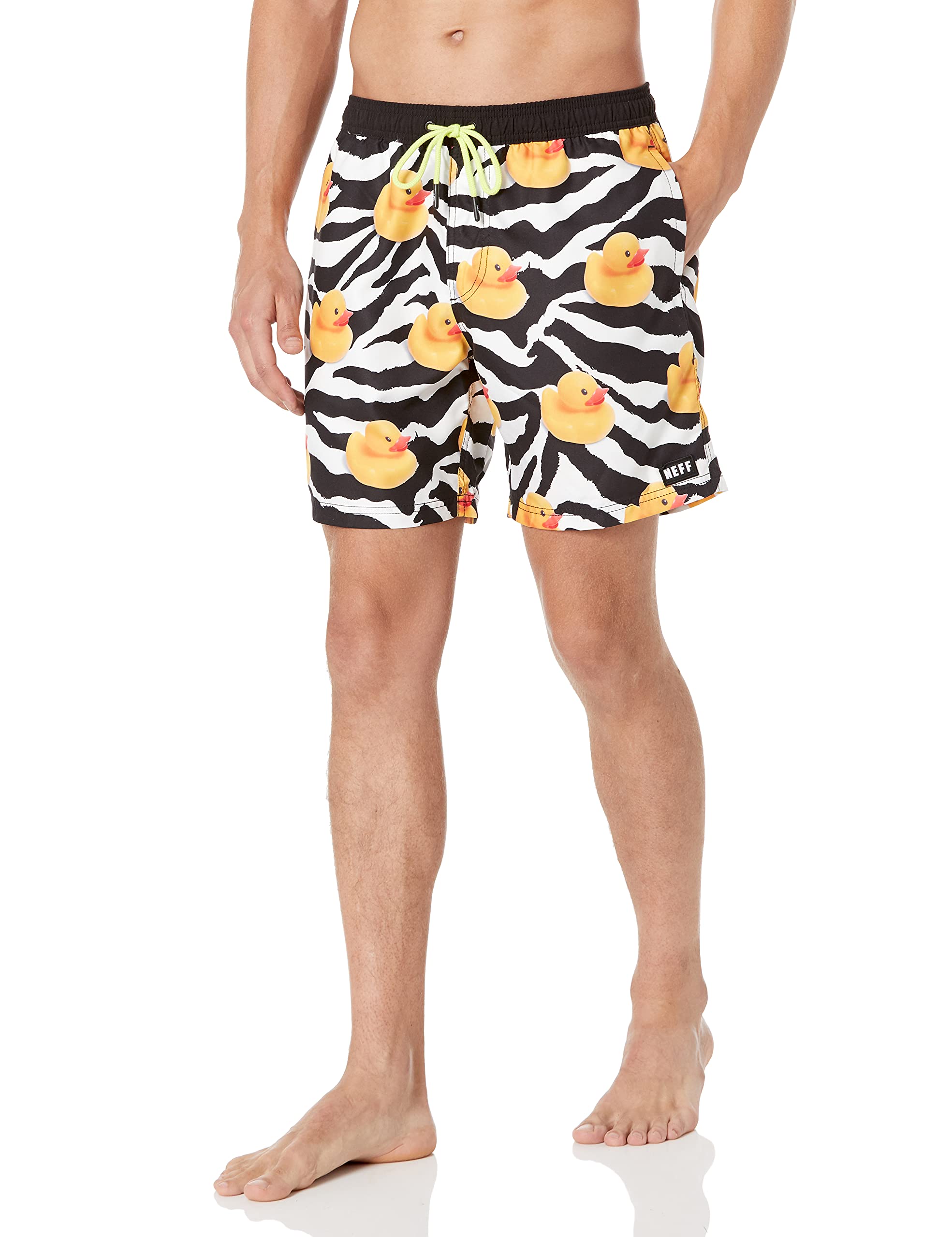 NEFF Men's Quick-Dry Board Shorts for Swimming, Beach, Surfing & Hot Tub - Comfortable Swim Trunks for Summer Water Activities