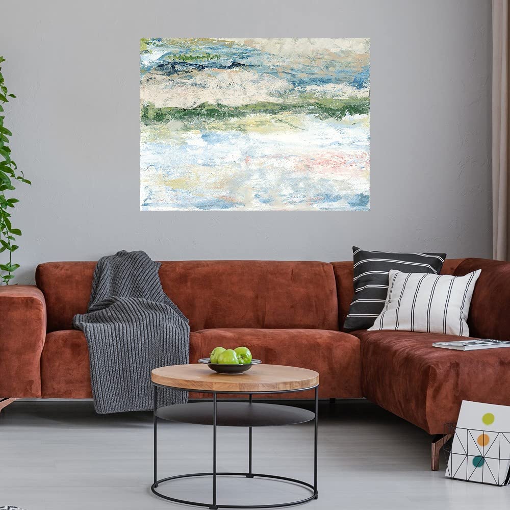 Kyle Goderwis Coastal Seascape Fine Art Canvas Wall Decor - 6 Panel Canvas Prints for Living Room, Bedroom, Bathroom, Kitchen, Office, Bar & Dining Room - Ready to Hang 43x32 Inches - Perfect for Beach House, Coastal Decor & Modern Home Interior