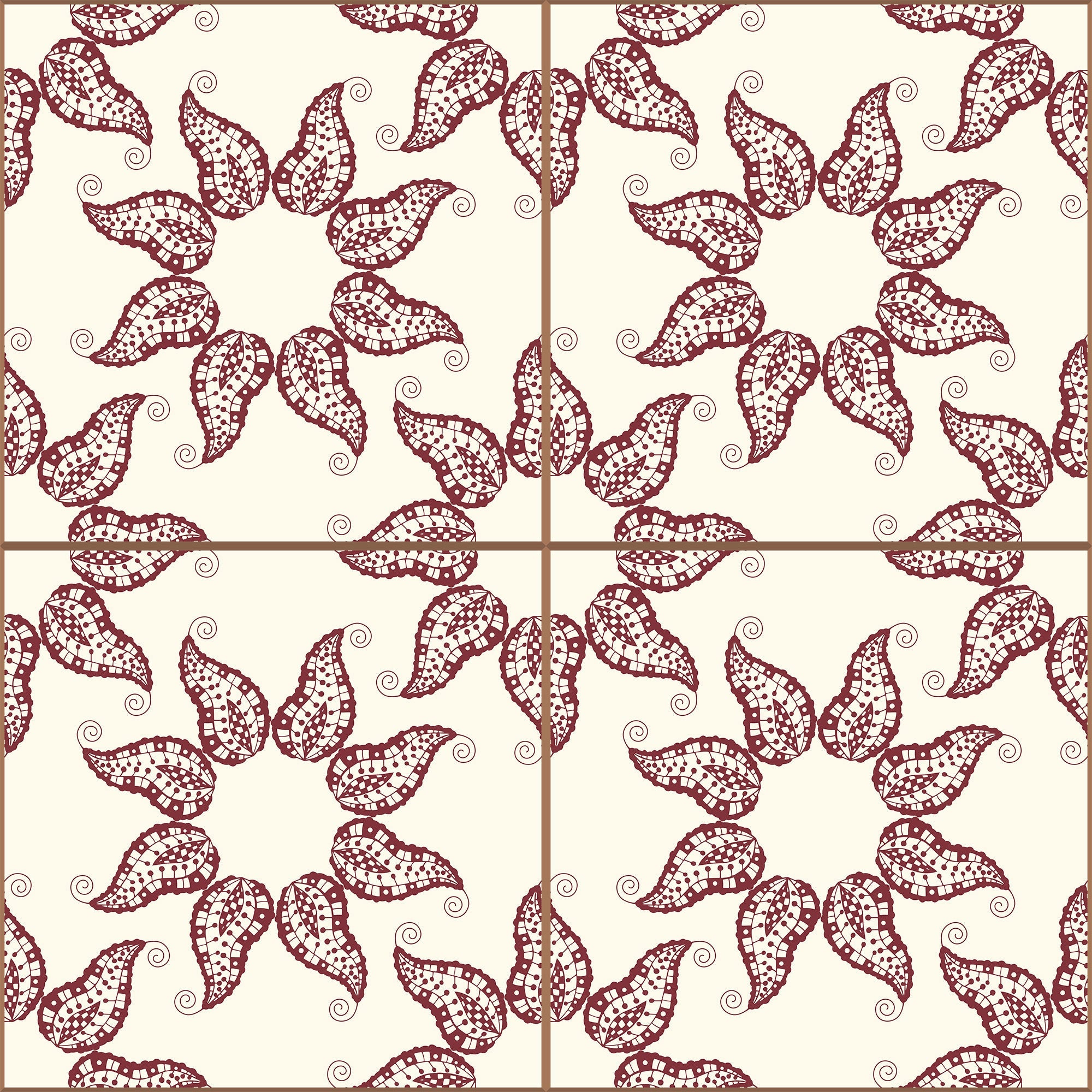 Red and Orange Bathroom Wallpaper Sample - Waterproof Peel and Stick Wallpaper for Bathrooms, Kitchens, and Living Rooms - Easy DIY Home Decor Upgrade
