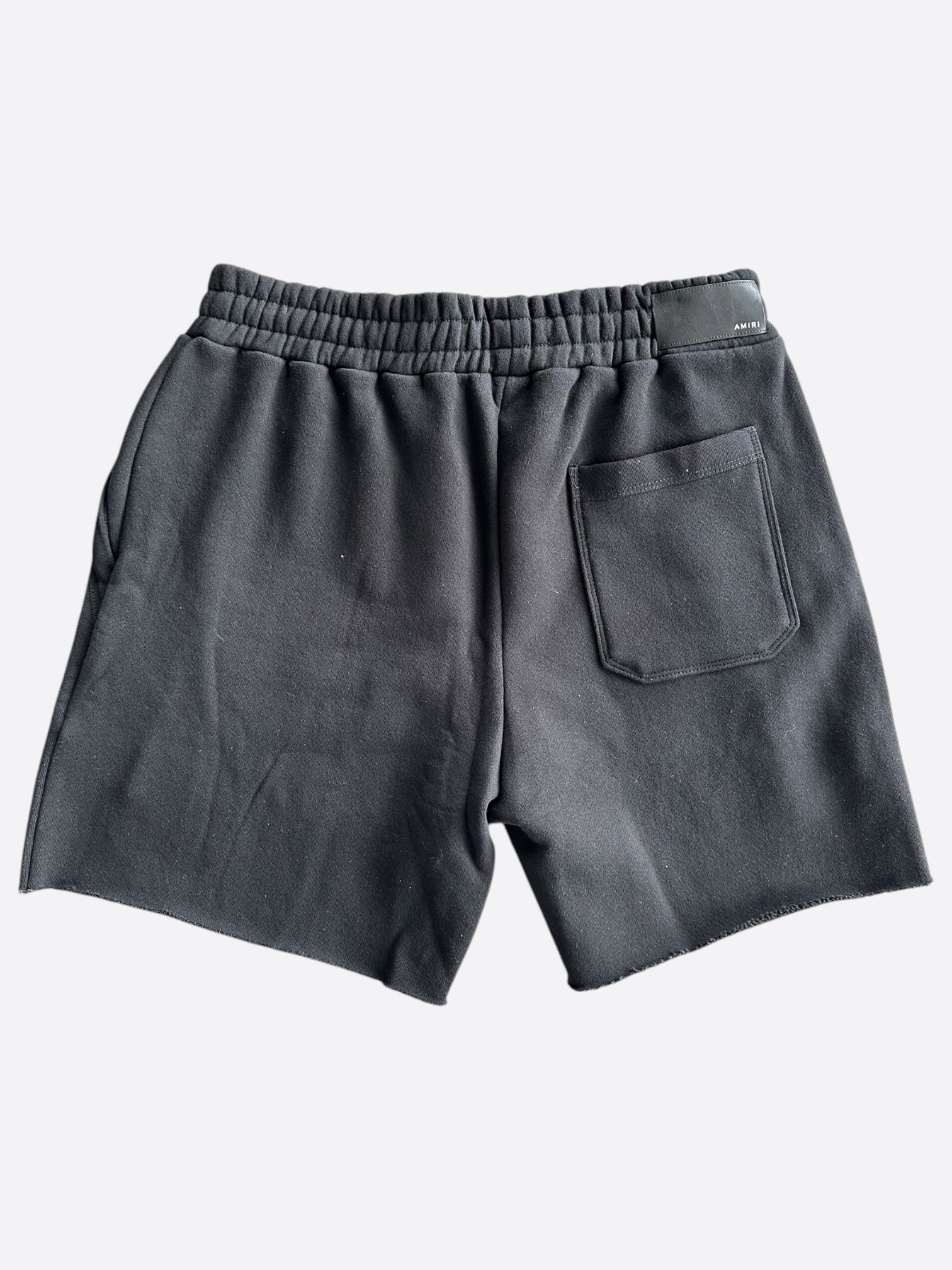 Amiri Black & White 22 Logo Shorts for Men - High-Quality Designer Casual Shorts | Perfect for Summer, Beach, and Streetwear Fashion