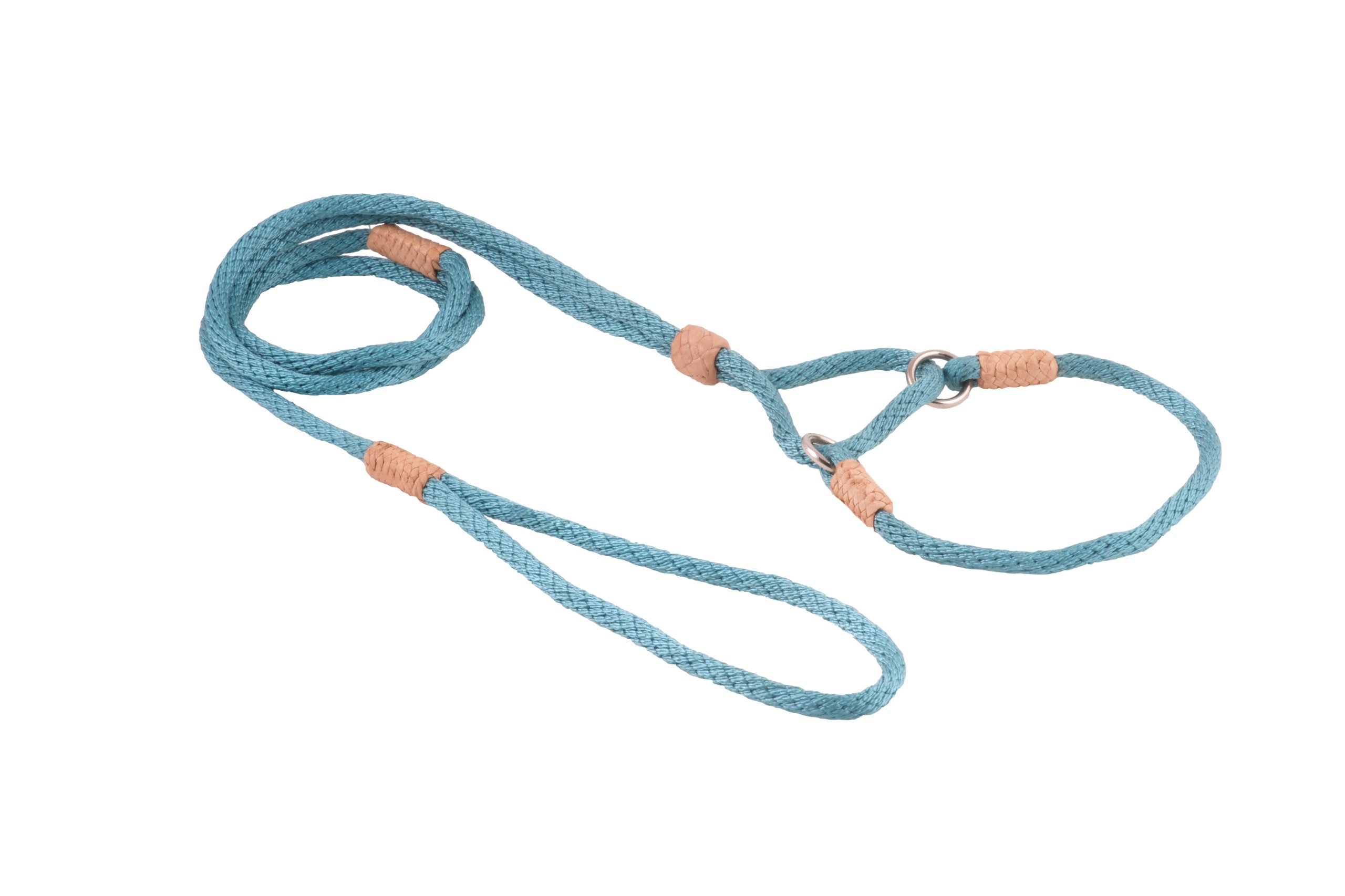 Alvalley Martingale Dog Leash with Collar - Soft Nylon Training Leash for Small & Medium Dogs - Includes Tagua Bead Stopper - Adjustable for Walking & Obedience Training - Perfect for Daily Walks, Park Visits & Pet Training Sessions
