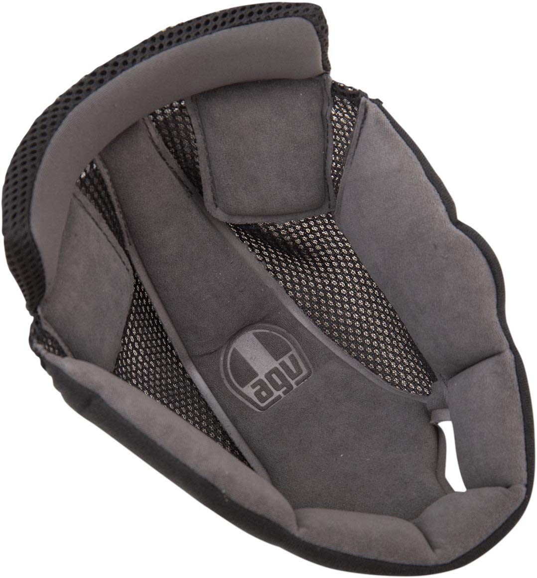 AGV AX9 Helmet Headliner - Street Motorcycle Helmet Accessories (Black, X-Large) | Comfort Upgrade for Long Rides & Urban Commuting