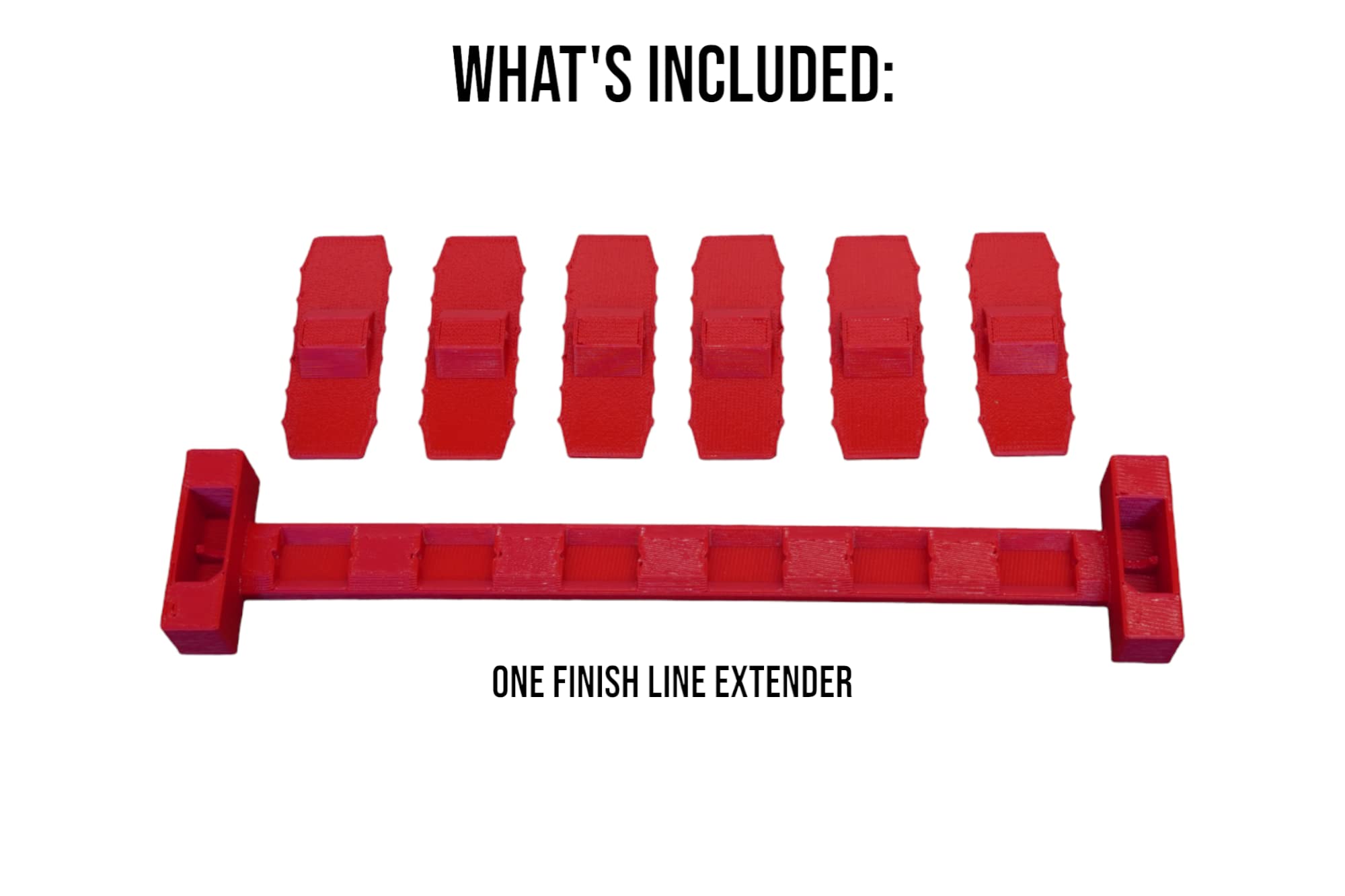 Super 6 Lane Raceway Extension Kit (Red) - High-Speed Toy Car Track Set for Kids - Perfect for Birthday Gifts & Family Racing Fun