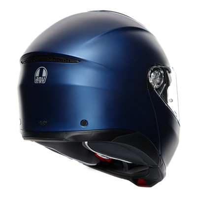 AGV Tourmodular Solid Galassia Matt Blue Motorcycle Helmet - Lightweight & DOT Certified for Street & Touring Riders - Perfect for Commuting, Long Rides & Adventure Motorcycling