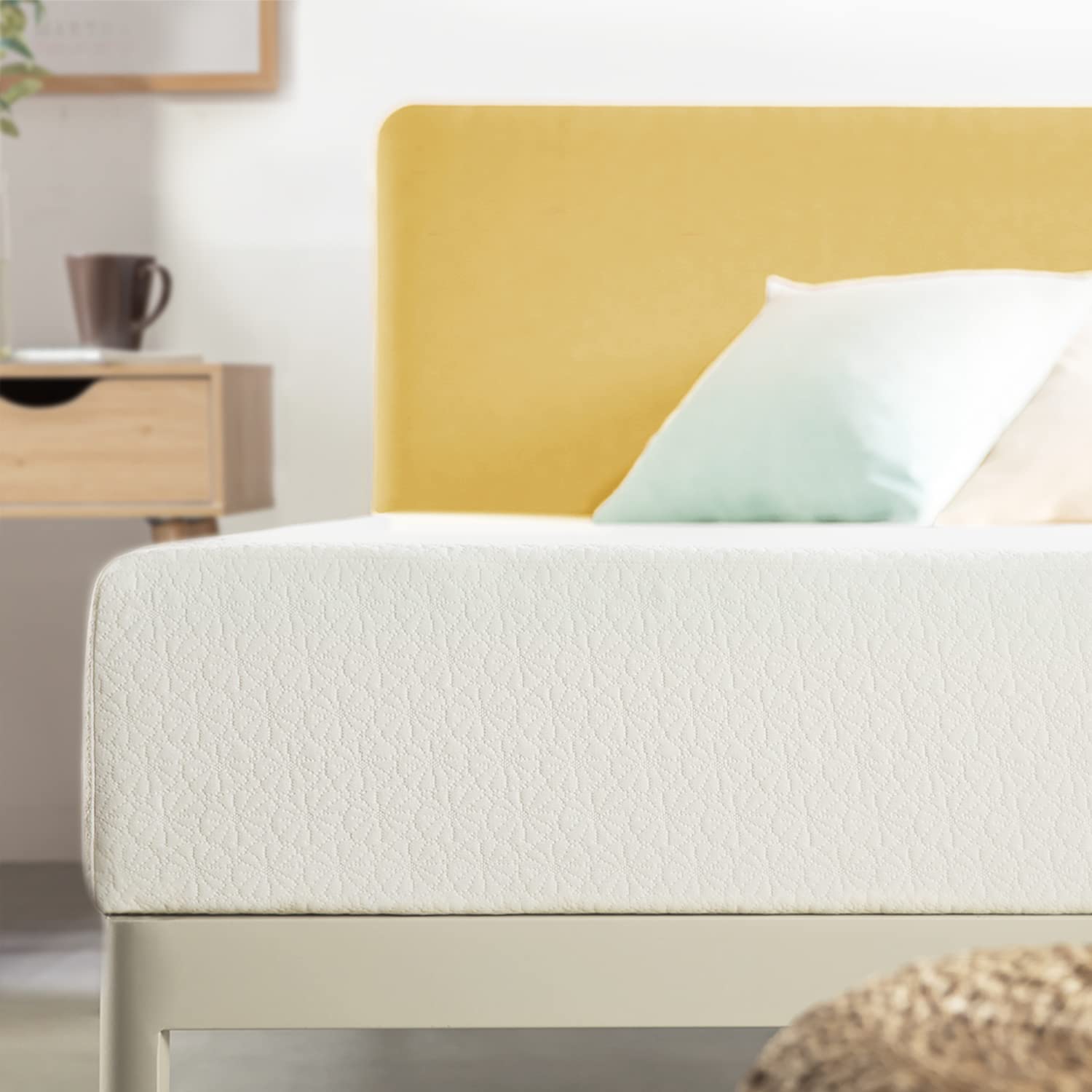 8 Inch Queen Mattress in a Box - Green Tea Memory Foam for Pressure Relief & Support | Best Price Mattress | Perfect for Guest Rooms, Dorms & Small Spaces