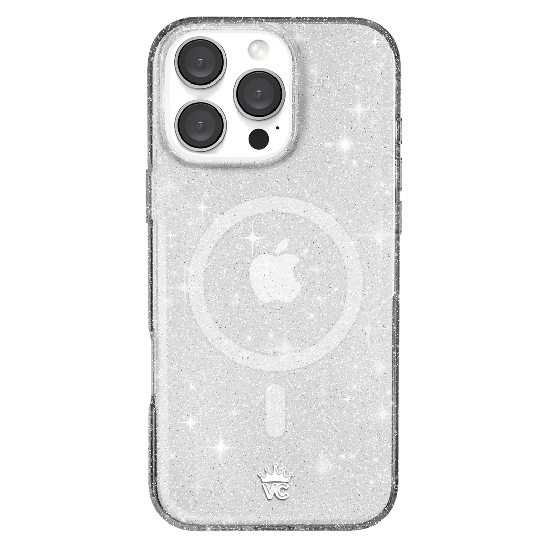 Sparkling Stardust Glitter iPhone Case - Protective & Stylish Cover for iPhone 13/14/15 Pro Max - Perfect for Parties, Festivals & Everyday Glam