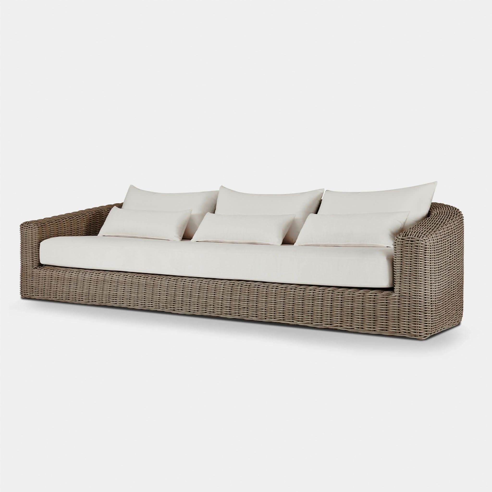 Barcelona 3-Seat Sofa - Modern Living Room Furniture for Home & Office | Comfortable Sectional Couch for Relaxing, Entertaining & Small Spaces