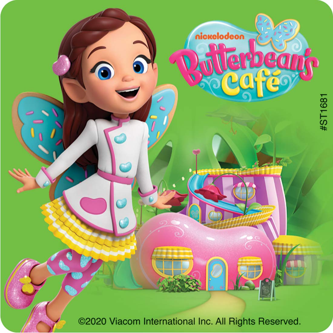 Butterbean's Café Stickers Pack of 100 - Fun Kids Toys, Party Favors & Giveaways - Perfect for Scrapbooking, School Projects & Birthday Party Decorations