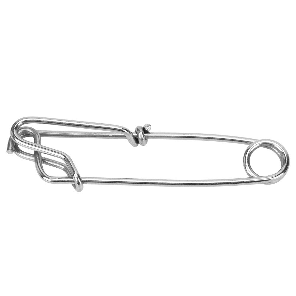 Alomejor Stainless Steel Longline Tuna Clip - Heavy Duty Fishing Snap Swivels & Branch Hanger for Saltwater Trolling - Perfect for Offshore Big Game Fishing and Commercial Longline Operations
