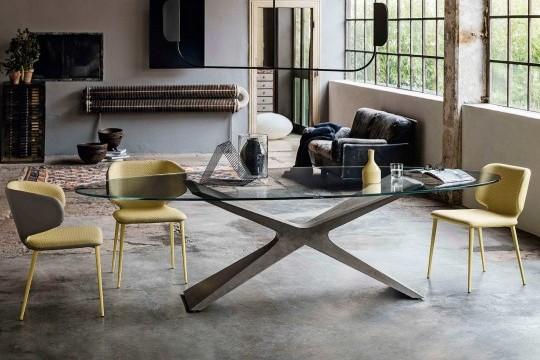 Midj Nexus Dining Table - Modern Wooden Dining Table for 6 - Perfect for Family Dinners & Entertaining Guests in Dining Room