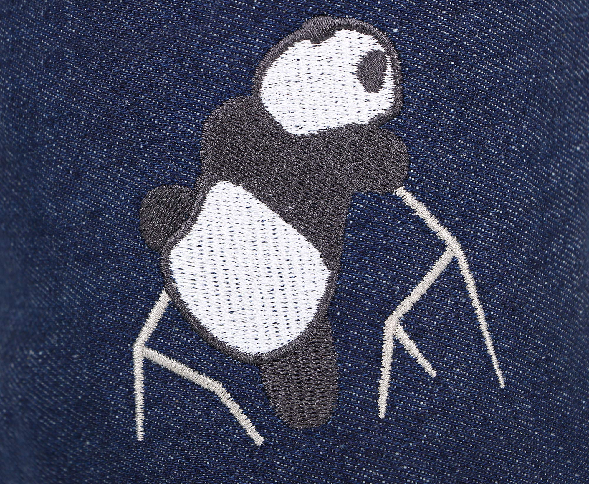 AMC Rock Climbing Chalk Bag with Panda Embroidery & Zipper Pocket - Perfect for Bouldering, Gym Training & Outdoor Climbing Adventures