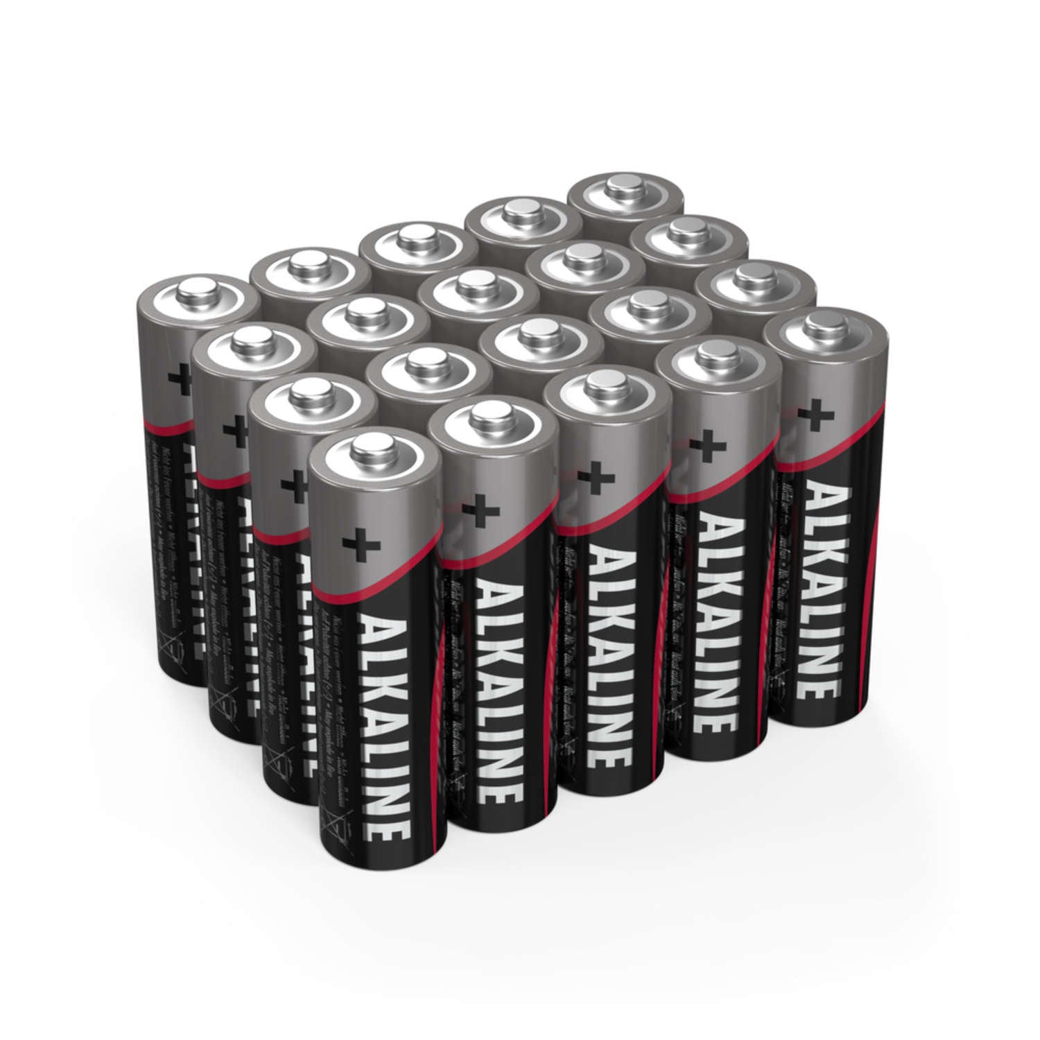 Ansmann AA Alkaline Batteries 20 Pack - Long Lasting Power for Toys, Remote Controls, Flashlights & Electronic Devices