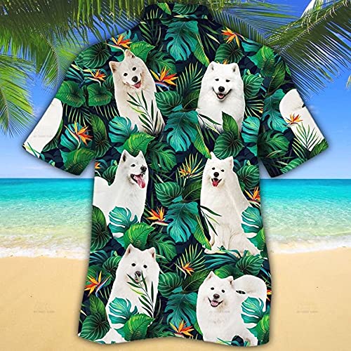 Stylish Tropical Hawaiian Shirts for Men & Women - Animal Print Short Sleeve Button Down Shirts Set of 40 - Perfect for Beach Vacations, Summer Parties & Luau Events