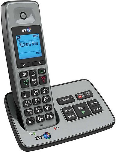 BT 2500 Digital Cordless Phone with Answering Machine - 2 Handsets, Caller ID, DECT 6.0 Technology for Clear Calls - Perfect for Home & Office Use