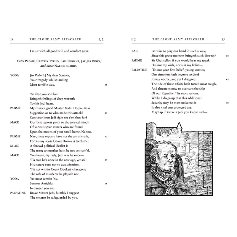 Star Wars Shakespearean Parody Book: William Shakespeare's The Clone Army Attacketh - Perfect for Sci-Fi Fans & Literature Lovers | Great for Gifts, Book Clubs & Star Wars Collectors