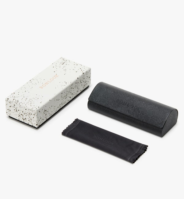 Classic Bonlook Eyeglass Case - Durable & Stylish Protective Holder for Glasses - Perfect for Travel, Work, and Everyday Use