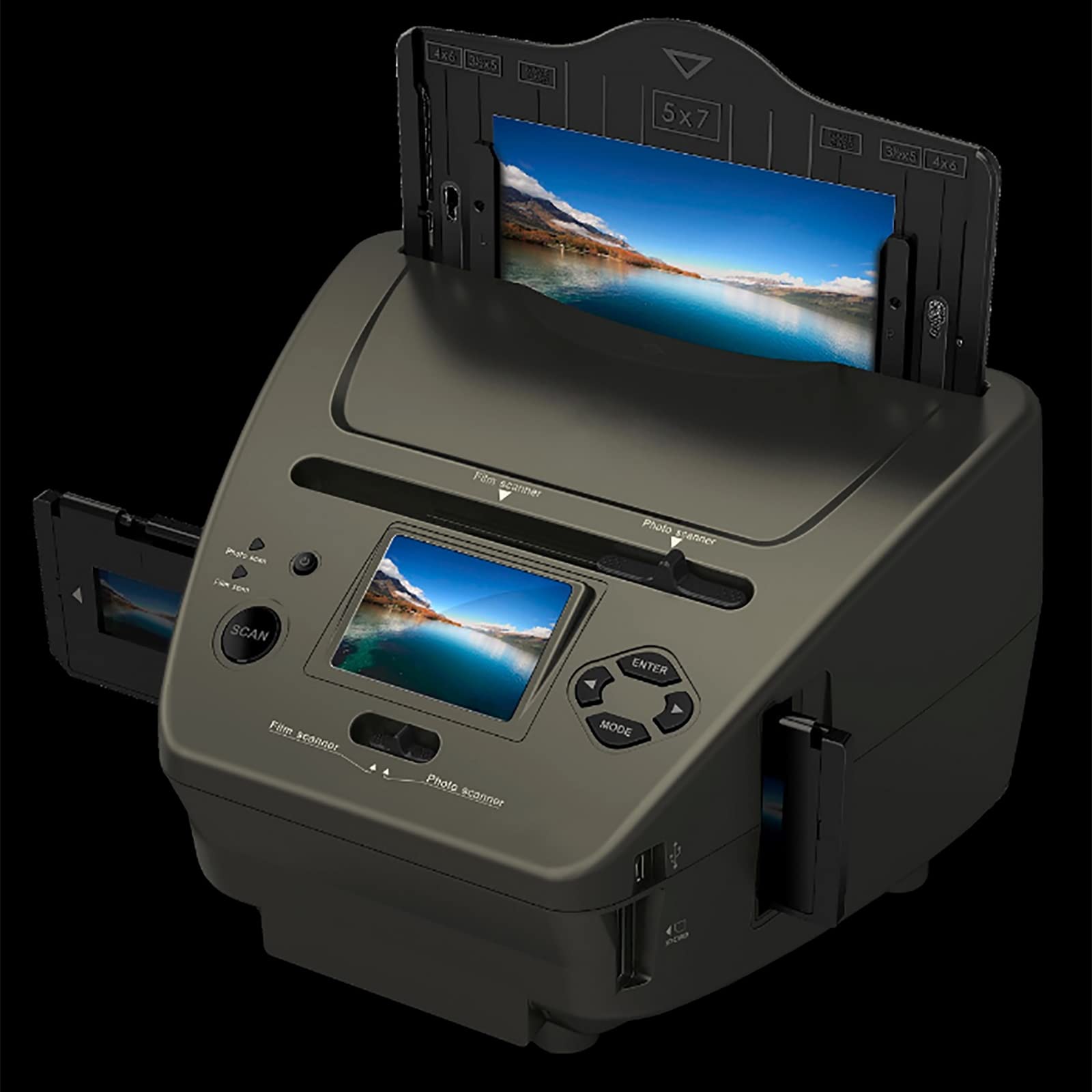4-in-1 High-Resolution Film Scanner with 2.4