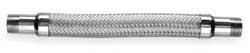 Flexible Stainless Steel Metal Hose 36 Inch Length 2 Inch Diameter - Corrosion Resistant for Plumbing, Gas, and Industrial Use - Hose Master G200SM360-1
