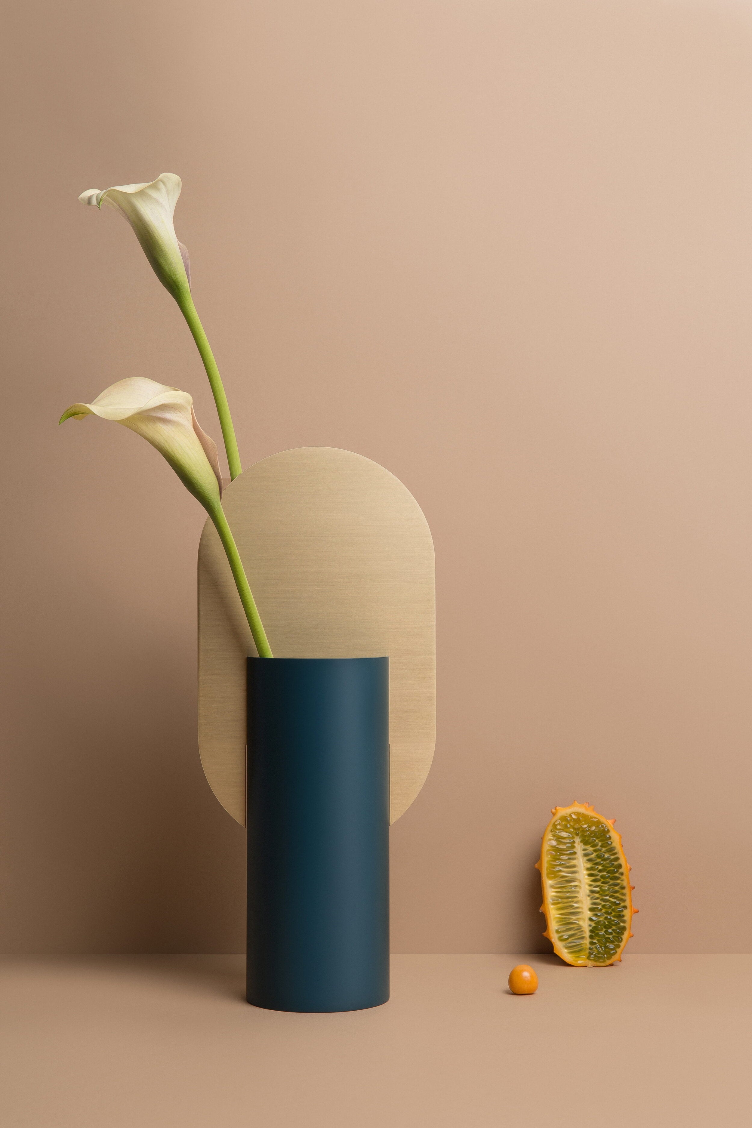 Noom Genke Vase CS3 - Modern Ceramic Flower Vase for Home Decor, Wedding Centerpieces & Office Desk Decorations