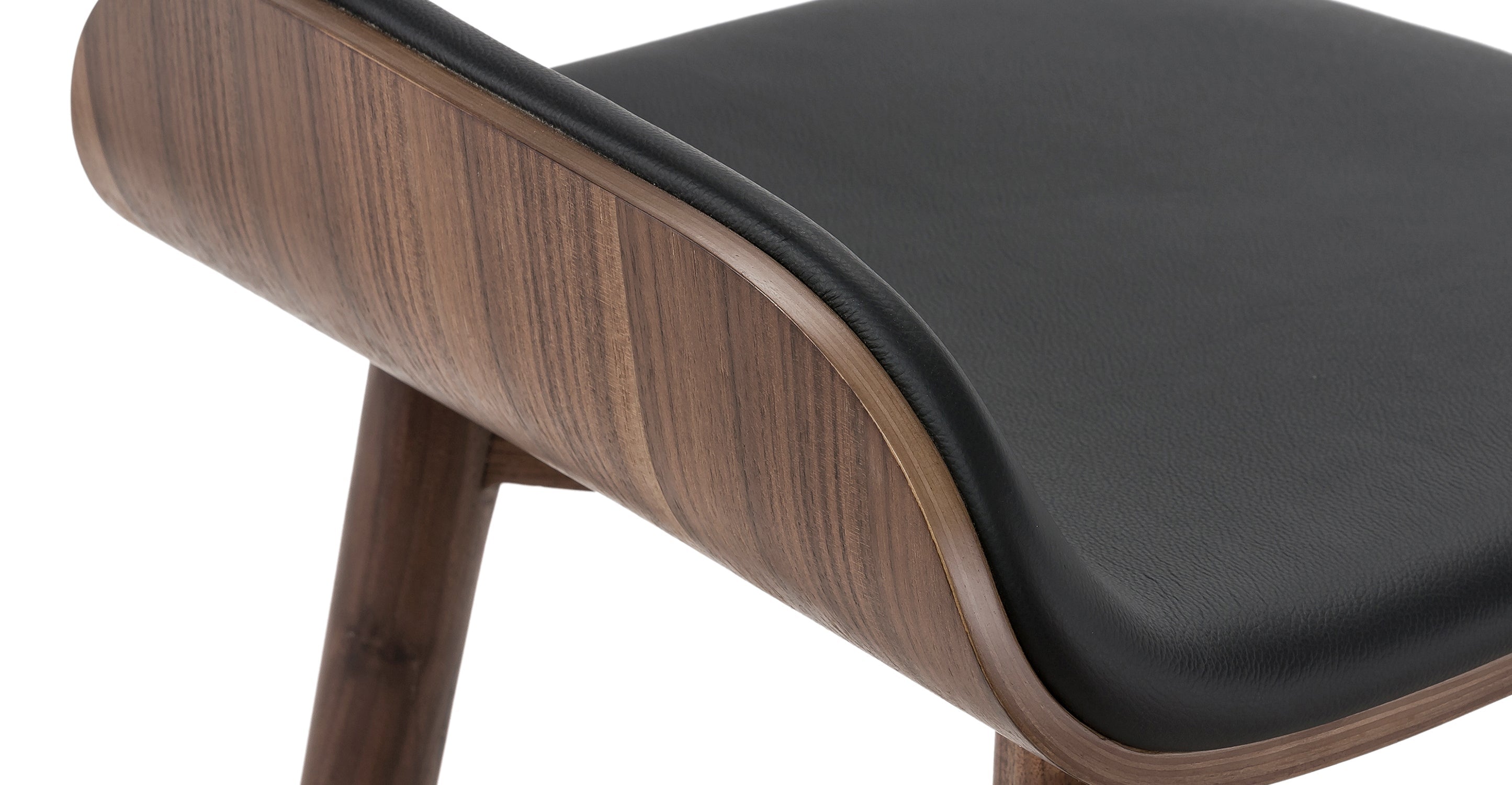 Notello Leather Counter Stool - Modern Bar Stool with Adjustable Height, PU Leather Seat & Metal Base - Perfect for Kitchen Island, Breakfast Bar & Home Decor