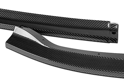 3PCS Front Bumper Lip Kit for 2011-2014 Subaru Impreza WRX STI - CS2 Style Splitter, Spoiler & Air Dam Diffuser (Carbon Fiber Look) | Enhanced Aerodynamics & Aggressive Styling for Street Racing & Car Shows