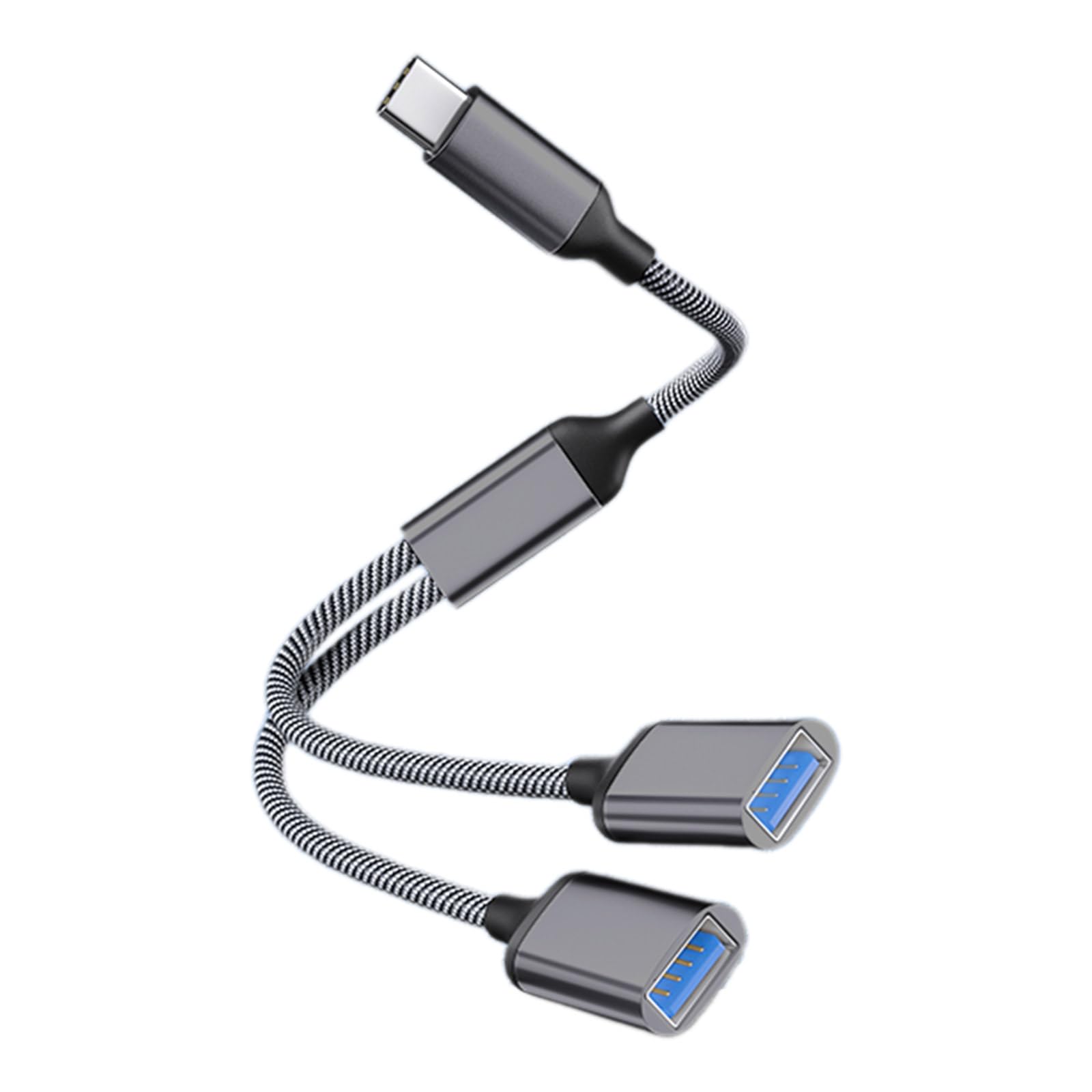 VSILAY USB C to Dual USB Adapter - OTG Splitter for Charging & Data Transfer