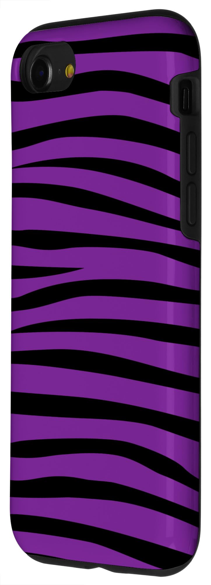 iPhone SE (2020) / 7 / 8 Purple Zebra Print Phone Case - Cute Animal Pattern Protective Cover for Women - Perfect for Everyday Use, Work & Travel