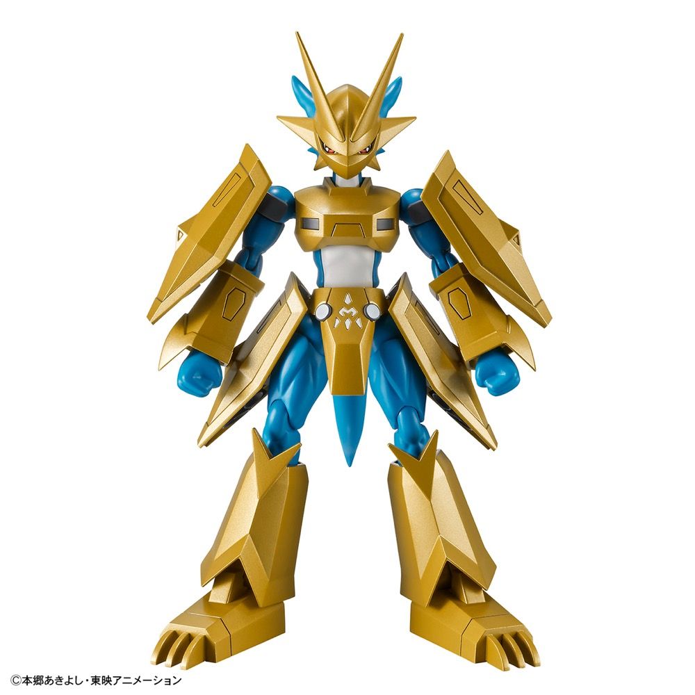 Figure Rise Standard Digimon Adventure 02 Magnamon Action Figure Model Kit - Perfect for Collectors, Anime Fans & DIY Enthusiasts - Display, Gift or Battle Scenes
