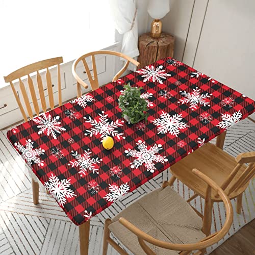 Red Plaid Snowflake
