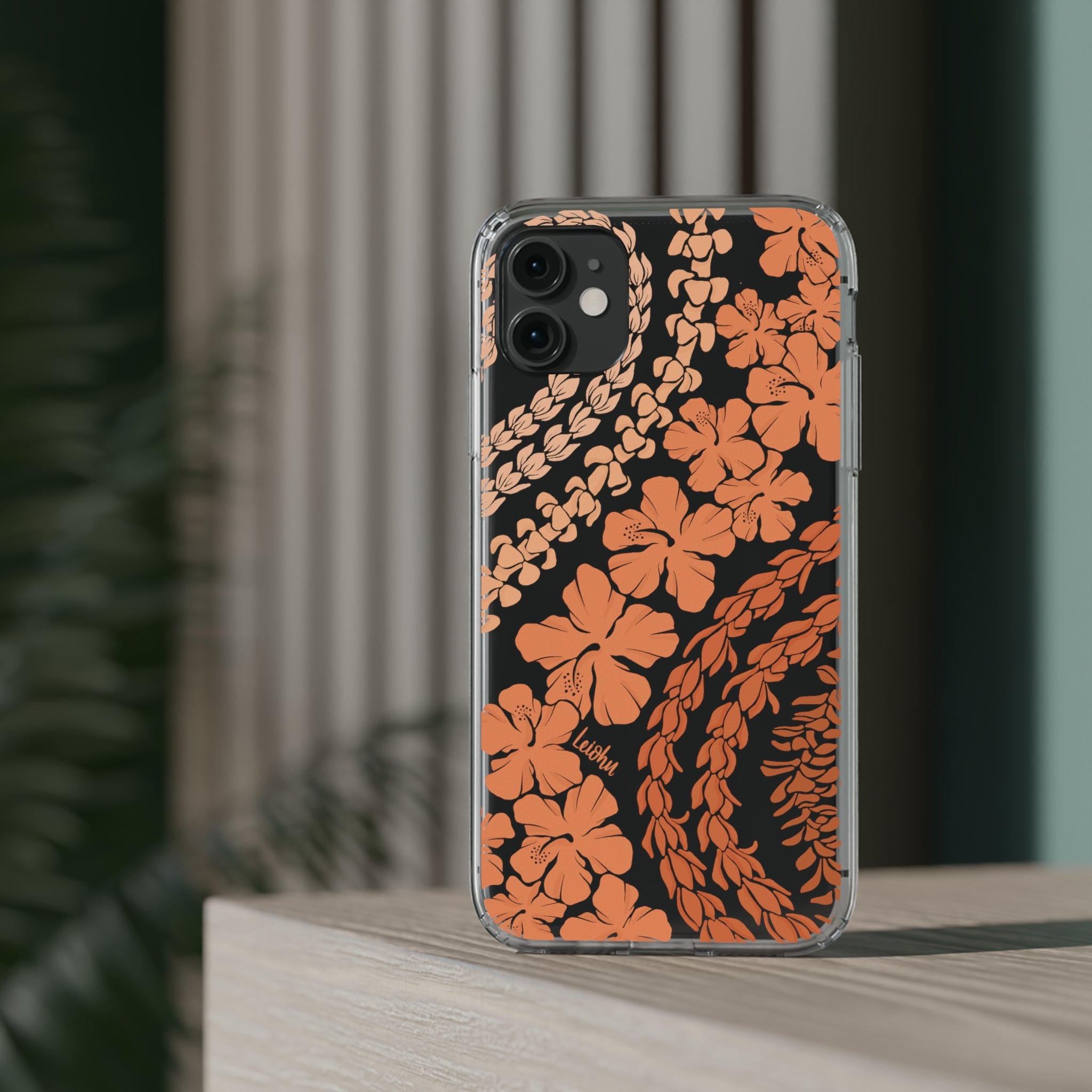 Groovy Lei Warm Clear Phone Case - Soft & Durable Protective Cover for iPhone & Android - Perfect for Winter, Outdoor Activities & Everyday Use