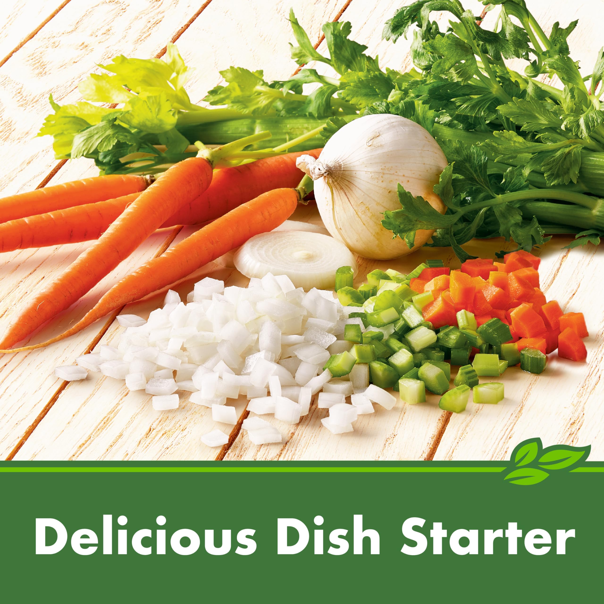 Organic Mirepoix with Diced Onions, Celery & Carrots - Cascadian Farm, 10 oz | Perfect for Soups, Stews & Slow Cooker Meals